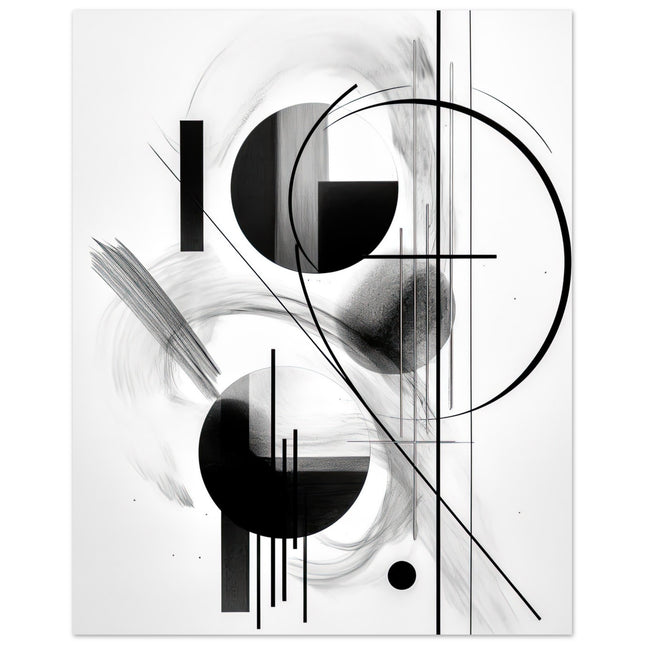 Black and White Shapes and Forms