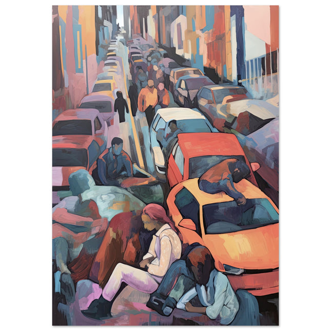 Expressionist Road Block