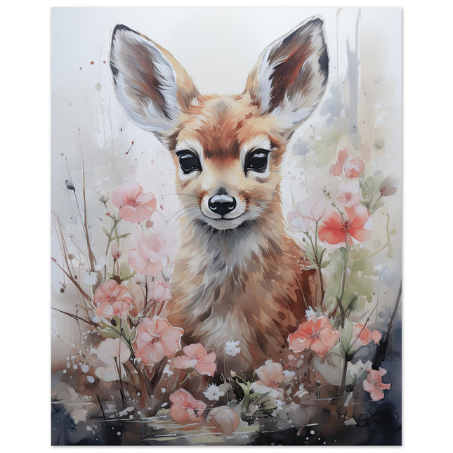Deer Amidst Blooms