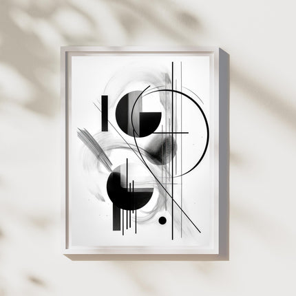Black and White Shapes and Forms