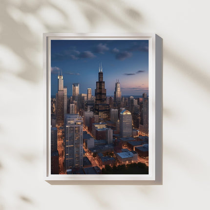 Chicago At Dusk