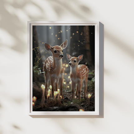 Deer At Night