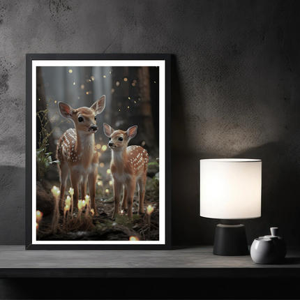 Deer At Night