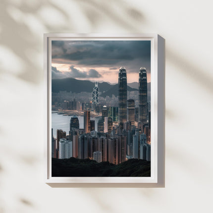Hong Kong At Dusk