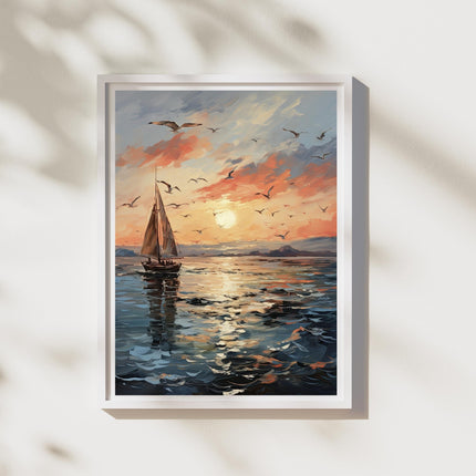 Sailing Into The Evening Glow
