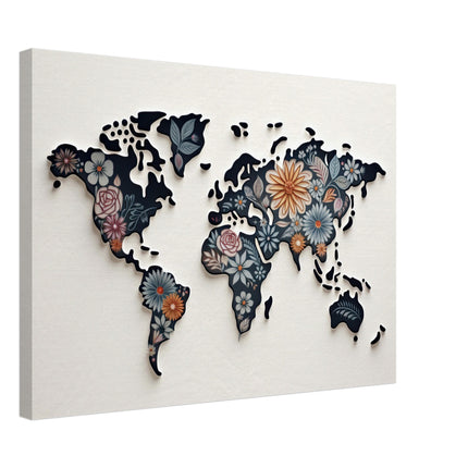 Blooming World Map