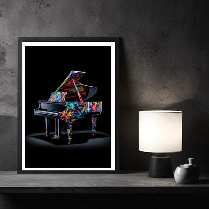 Colorful Grand Piano