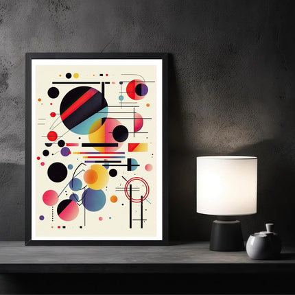 Energetic Pulse Of Shapes And Lines