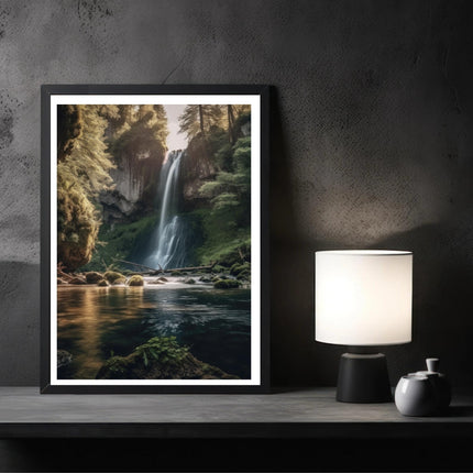 Exploring The Forest Waterfall