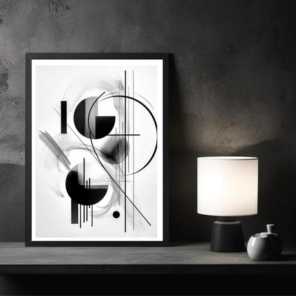 Black and White Shapes and Forms