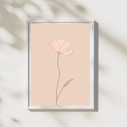 Pastel Pink Flower