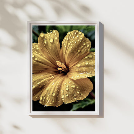 Dew-Kissed Yellow Blooms