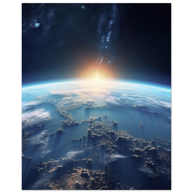 Blue Planet From Space