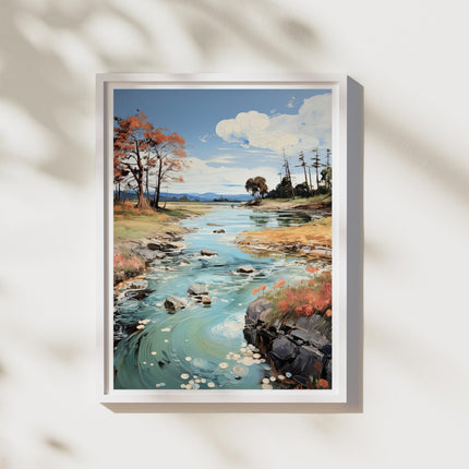 Creek Amidst Nature