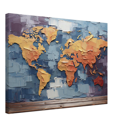 World Map Painting