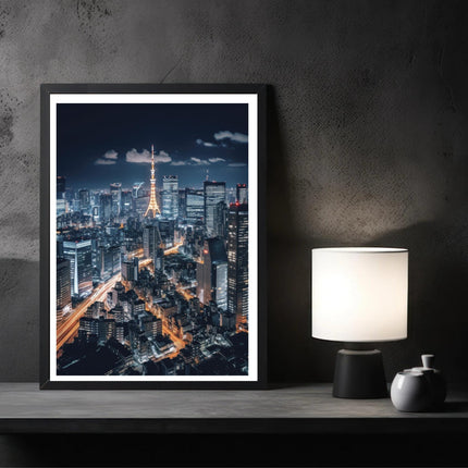 Shibuya's Shadowed Skyline