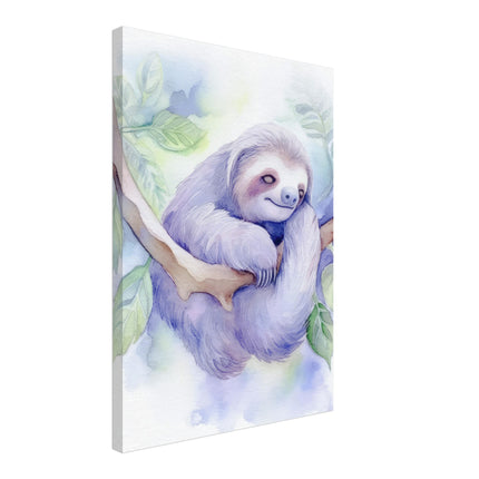 Lazy Sloth Chilling In A Tree