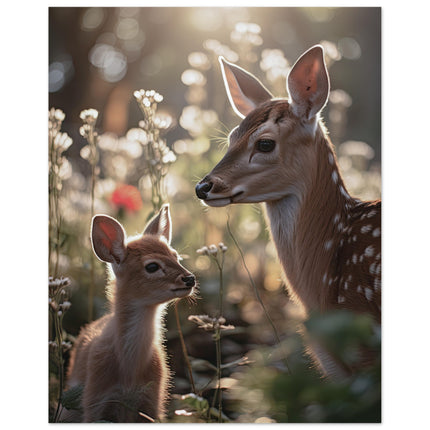 Deer Mom And Baby