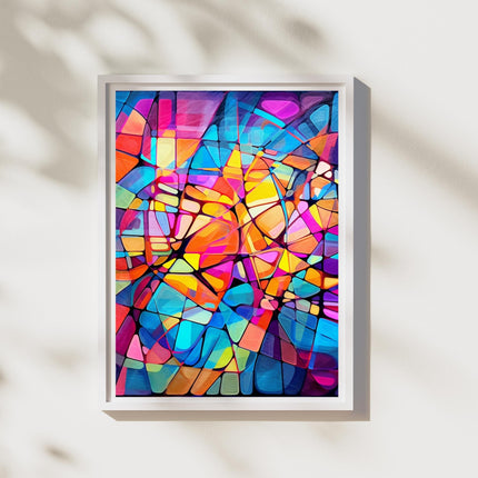 Shattered Vibrant Window