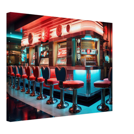 Neon Lit Retro Casino