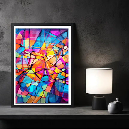Shattered Vibrant Window