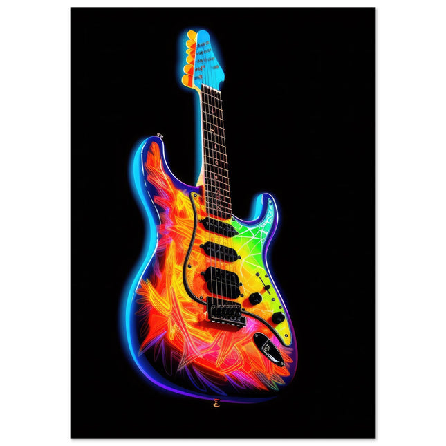 Flaming Maple Electric Guitar