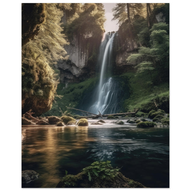 Exploring The Forest Waterfall