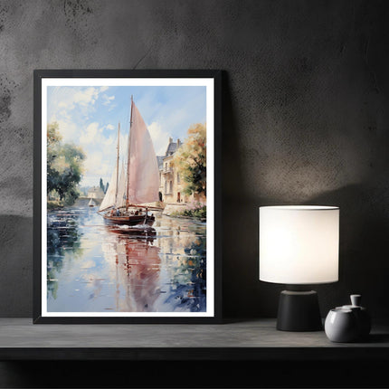 Graceful Sailboat