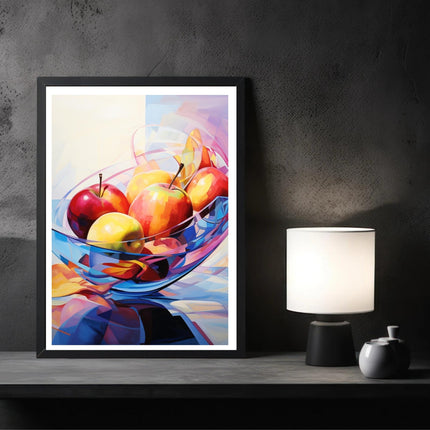 Abstract Apple Bowl