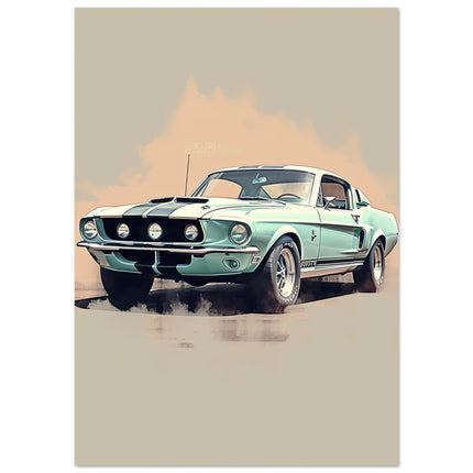 Monochrome Mustang