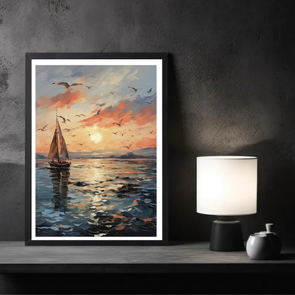 Sailing Into The Evening Glow