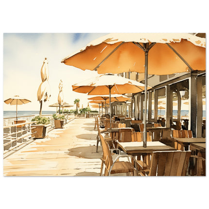Relaxing by the Promenade