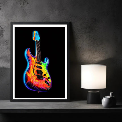 Flaming Maple Electric Guitar