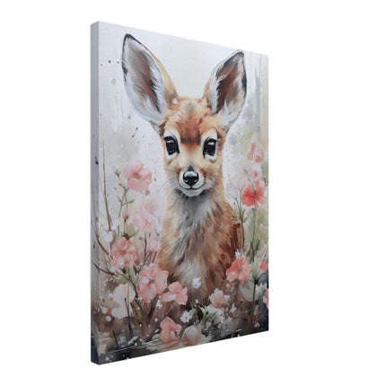 Deer Amidst Blooms