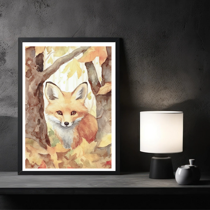Fox In Fall