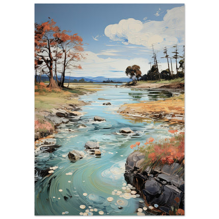 Creek Amidst Nature