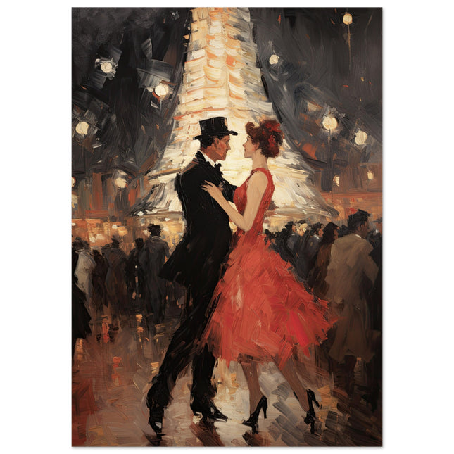 Romantic Dance Beneath The Eiffel Tower
