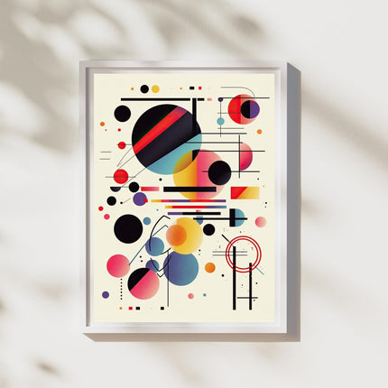 Energetic Pulse Of Shapes And Lines