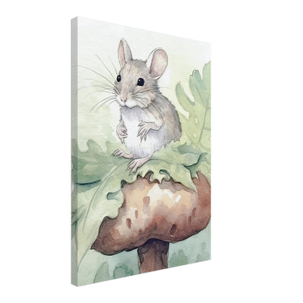 Mouse On Mushroom