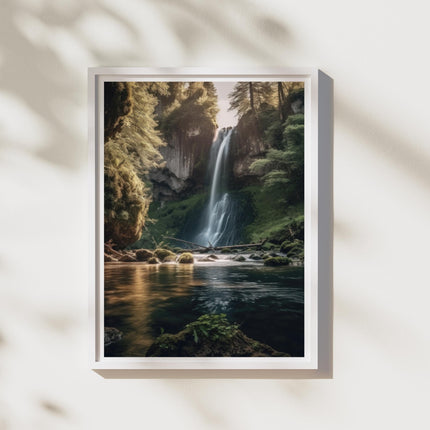 Exploring The Forest Waterfall
