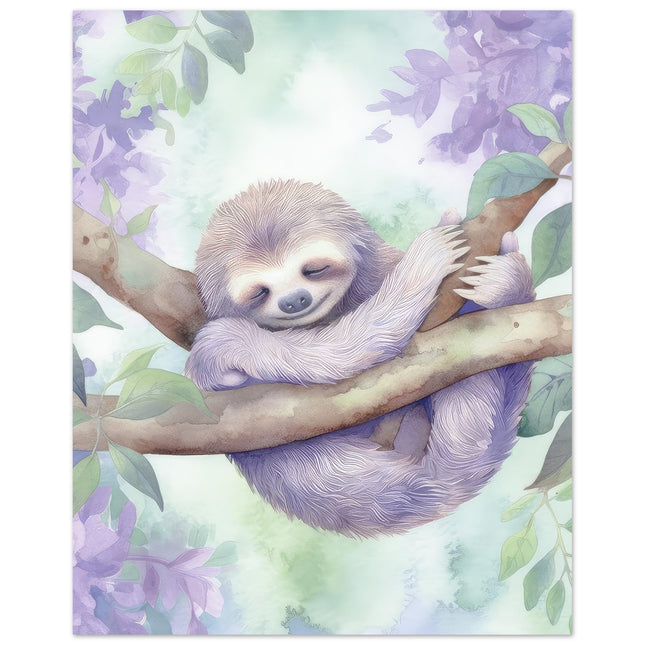 Sleepy Sloth Dozing Off