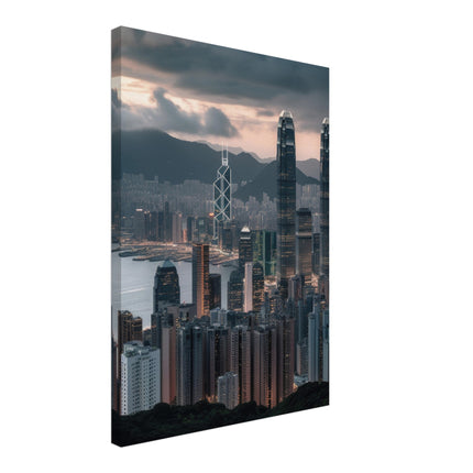 Hong Kong At Dusk