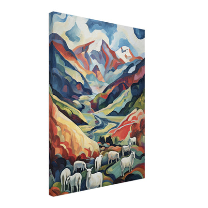 Sheep In The Mountains