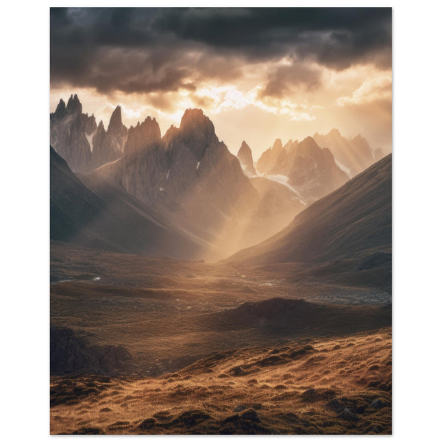 Sunsets In Majestic Mountains