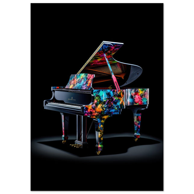 Colorful Grand Piano