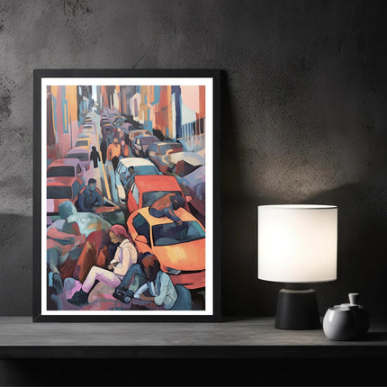 Expressionist Road Block