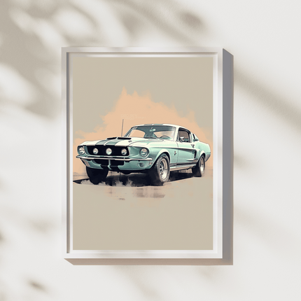 Monochrome Mustang