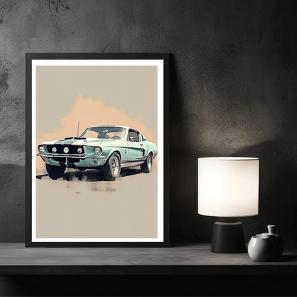 Monochrome Mustang