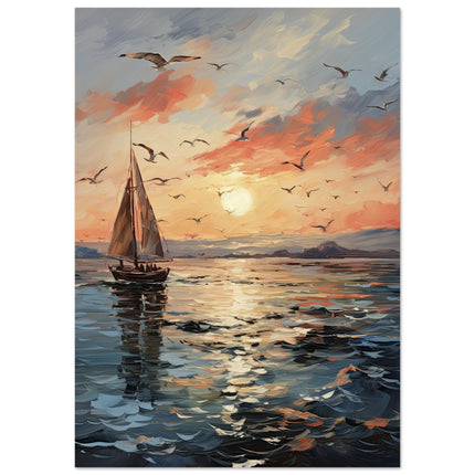 Sailing Into The Evening Glow