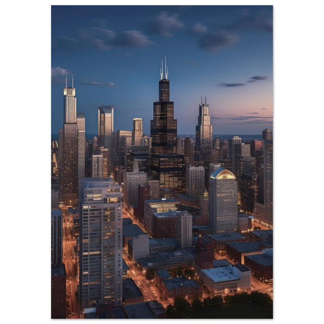 Chicago At Dusk